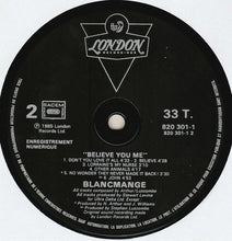 Load image into Gallery viewer, Blancmange : Believe You Me (LP, Album)

