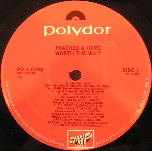 Buy Peaches & Herb : Worth The Wait (LP, Album) Online for a great