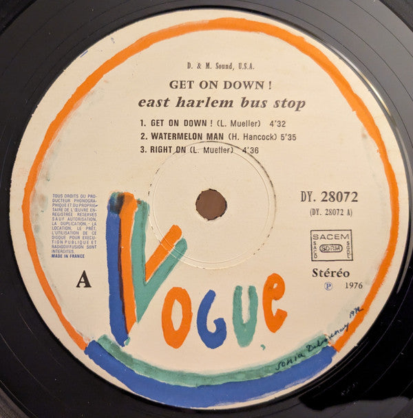Buy East Harlem Bus Stop : Get On Down! (LP, Album) Online for a