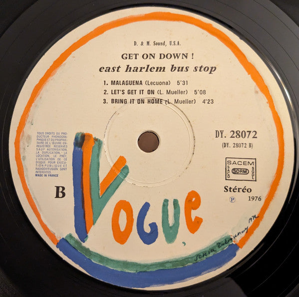 Buy East Harlem Bus Stop : Get On Down! (LP, Album) Online for a