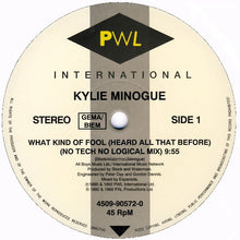 Load image into Gallery viewer, Kylie Minogue : What Kind Of Fool (12", Single)
