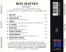 Load image into Gallery viewer, Roy Haynes : Te-Vou ! (CD, Album)
