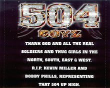 Load image into Gallery viewer, Master P Presents 504 Boyz : Goodfellas (CD, Album)

