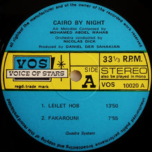Load image into Gallery viewer, Mohamed Abdel Wahab : Cairo By Night (LP, Quad)
