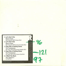 Load image into Gallery viewer, Marvin Gaye  / The Temptations  / The Jackson 5 : Let's Get It On / Papa Was A Rollin' Stone / I Want You Back (CD, Maxi, Promo)
