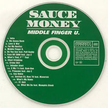 Load image into Gallery viewer, Sauce Money : Middle Finger U. (CD, Album)
