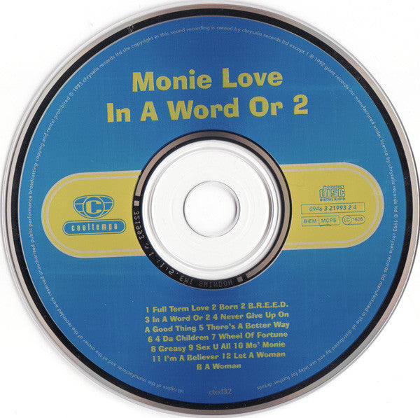 Buy Monie Love : In A Word Or 2 (CD, Album) Online for a great