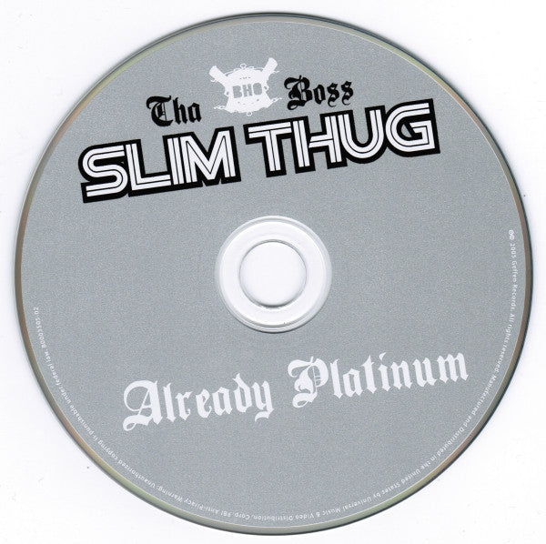 Buy Slim Thug : Already Platinum (CD, Album + CD + Ltd