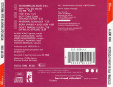 Load image into Gallery viewer, Albert King : Wednesday Night In San Francisco (CD, Album, RE, Blu)
