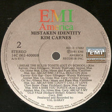 Load image into Gallery viewer, Kim Carnes : Mistaken Identity (LP, Album)
