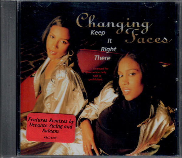 Changing Faces : Keep It Right There (CD, Single, Promo)