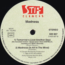 Load image into Gallery viewer, Madness : Tomorrow's Just Another Day (Warped 12" Version) (12", Maxi)

