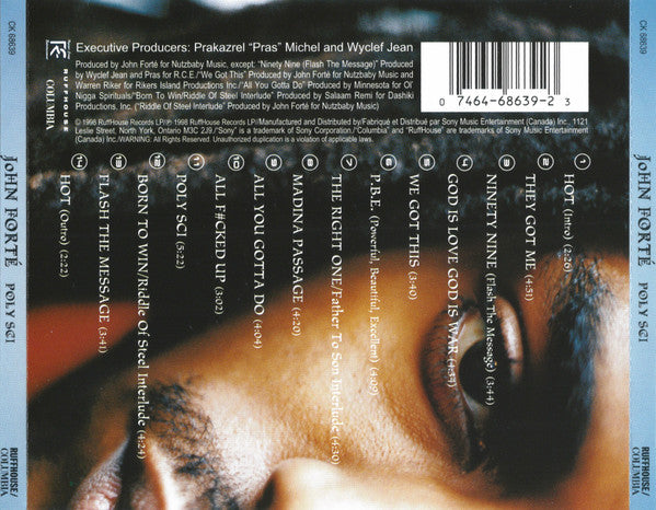 Buy John Forté* : Poly Sci (CD, Album) Online for a great price