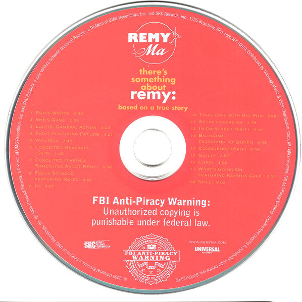 Buy Remy Ma* : There's Something About Remy: Based On A True Story