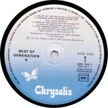 Load image into Gallery viewer, Generation X (4) : The Best Of Generation X (LP, Comp)
