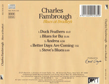 Load image into Gallery viewer, Charles Fambrough : Blues At Bradley's (CD, Album)
