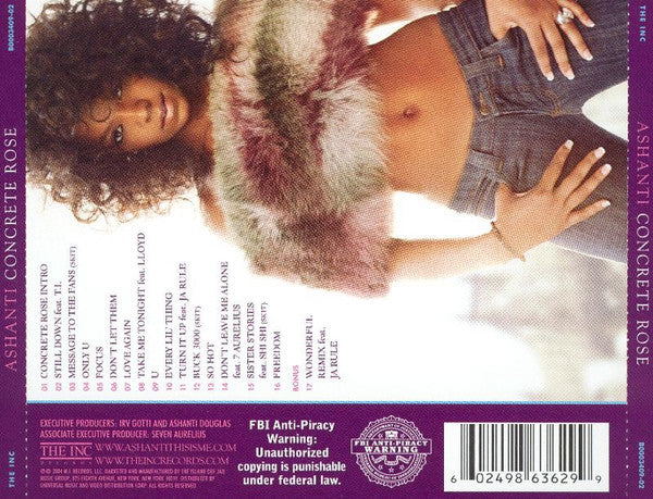 (USED)ASHANTI ‎ CONCRETE ROSE 2枚組レコードLP LP R&B Ashanti 
