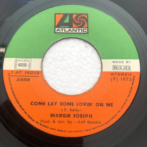Margie Joseph : Come Lay Some Lovin' On Me / Ridin' High (7