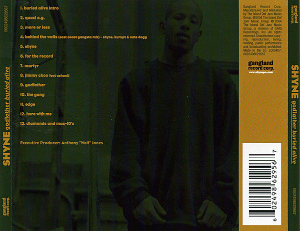 SHYNE godfather buried alive カラーレコード SHYNE godfather buried alive カラーレコード レコード