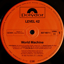 Load image into Gallery viewer, Level 42 : World Machine (LP, Album)
