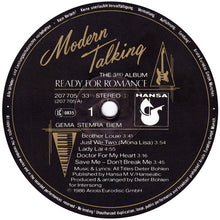 Load image into Gallery viewer, Modern Talking : Ready For Romance (The 3rd Album) (LP, Album)
