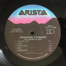 Load image into Gallery viewer, Jermaine Stewart : The Word Is Out (LP, Album)
