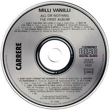 Load image into Gallery viewer, Milli Vanilli : All Or Nothing (The First Album) (CD, Album)
