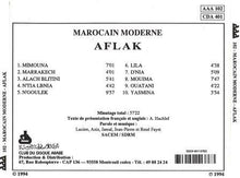 Load image into Gallery viewer, Aflak : Marocain Moderne (CD, Album)
