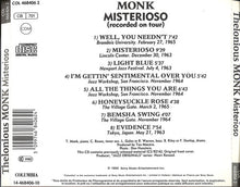Load image into Gallery viewer, Thelonious Monk : Misterioso (CD, Album)

