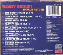 Load image into Gallery viewer, Savoy Brown : Savage Return (CD, Album)

