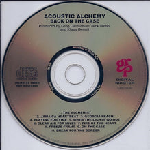 Load image into Gallery viewer, Acoustic Alchemy : Back On The Case (CD, Album)
