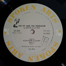 Load image into Gallery viewer, Edgar Alan Poe* Read By Alexander Scourby : The Pit And The Pendulum (LP)
