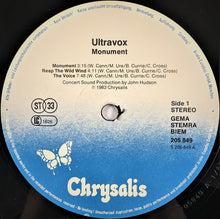 Load image into Gallery viewer, Ultravox : Monument The Soundtrack (LP, Album)
