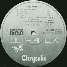 Load image into Gallery viewer, Ultravox : Quartet (LP, Album)
