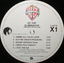 Load image into Gallery viewer, ZZ Top : Eliminator (LP, Album, Jac)
