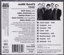 Load image into Gallery viewer, Mark Isaacs : Closer (CD, Album)
