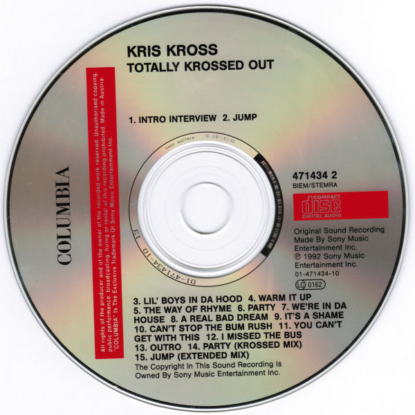 Buy Kris Kross : Totally Krossed Out (CD, Album) Online for a