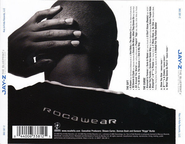 米4discs LP JAY-Z Blueprint  Gift &amp;amp; Curse 4400633811 ROC A FELLA /01180 Jay-Z – The Blueprint² The Gift & The Curse – 2 x CD