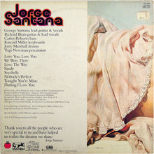 Load image into Gallery viewer, Jorge Santana : Jorge Santana (LP, Album)
