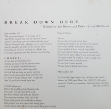 Load image into Gallery viewer, Julie Roberts : Break Down Here (CD, Single, Promo)
