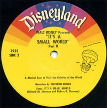 Load image into Gallery viewer, Winston Hibler : It&#39;s A Small World (LP, Album, RE, Rai)
