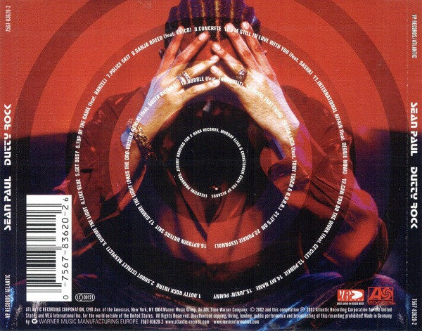 DUTTY ROCK SEAN PAUL レコード US オリジナル LP レア DUTTY ROCK SEAN PAUL レコード US オリジナル LP レア レゲエ