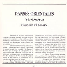 Load image into Gallery viewer, Hussein El Masry : Belly Dance In Cairo / Danses Orientales: &quot;Yafoleya&quot; (CD, Album)
