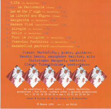 Load image into Gallery viewer, Claude Barthélémy, Daunik Lazro, Christophe Marguet, Claude Tchamitchian : Monsieur Claude  (CD, Album)
