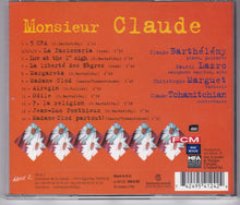 Load image into Gallery viewer, Claude Barthélémy, Daunik Lazro, Christophe Marguet, Claude Tchamitchian : Monsieur Claude  (CD, Album)
