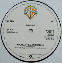 Load image into Gallery viewer, Sunfire (2) : Young Free And Single / Shake Your Body / Feet (12")
