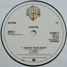 Load image into Gallery viewer, Sunfire (2) : Young Free And Single / Shake Your Body / Feet (12")
