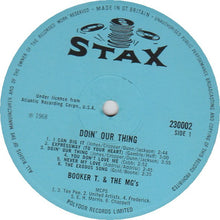 Load image into Gallery viewer, Booker T. &amp; The MG&#39;s* : Doin&#39; Our Thing (LP, Album)
