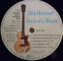 Load image into Gallery viewer, Nick Heyward : North Of A Miracle (LP, Album, Gat)
