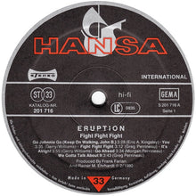 Load image into Gallery viewer, Eruption (4) : Fight Fight Fight (LP, Album)
